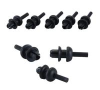 DUZEPA 5 PCS Trunk Parcel Shelf Tray Strap String Clip,Rear Parcel Shelf Hook Clip for Peugeot 206 307 Citroen Picasso, 699218