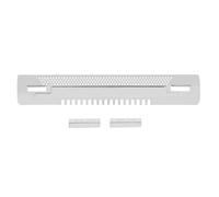 DUZEPA Bee Hi-ve Mouse Guard Beehive Sliding Entrance Reducer Galvanized Iron Detachable Beekeeping Equipment Tool Gadget Silver 39x6.5cm