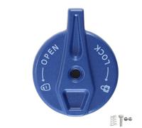 DUZEPA Bicycle Front Fork Remote Lock Out Switch Cap Blue Zinc Alloy Replacement Part for Mountain Bike Suspension Fork