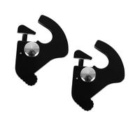 DUZEPA Black Mounting Luggage Rack Sissy Bar Docking Latch Clips Lock Fit，Detachable Sissy Bar Backrest for Motorcycle, Luggage Rack Docking Locking Clip Kit,