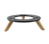 DUZEPA Desktop Speaker Stands with Wood Feet Display Support Holder for Aura Studio 2/3/4 Generation,Sound Sticks 3/4 Generation（Black）