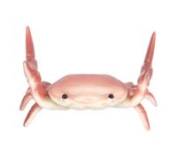 DUZEPA Orange Weightlifting Crab Pen Holder - Creative Desktop Decoration & Storage Organizer