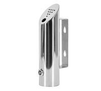 DUZEPA Outdoor Wall Mounted Ashtray Lockable Cigarette Bin Stainless Steel Weather-Resistant Ash Tray for Mall Office 20X5cm