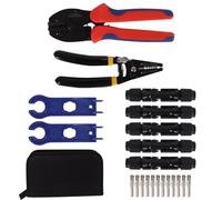 DUZEPA Solar Crimping Tool Kit - Wire Stripper & Cutter + 1 Pair Spanner for 2.5/4.0/6.0 mm² PV Cables