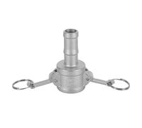 DUZEPA Type C Camlock Fittings, 3/4 Inch C-type Connector BSP 304 Stainless Steel Cam and Groove Hose Fitting for Water Fuel Air