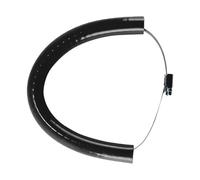 DUZEPA Universal Motorcycle Exhaust Acoustical Damper Protector Can Cover Guard For Dirt Bike Motocross Supermoto Endro (Black)