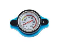 DUZEPA Universal Radiator Cap with Temperature Gauge Leak-Proof Water Tank Cover for Car Motorcycle ATV UTV (1.1bar)