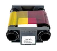 DUZHIHOZL 3pcs/Lot For Badgy 100 200 Card Printer CBGR0100C Full Color Panel YMCKO Ribbon - prints Replacement Parts