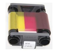 DUZHIHOZL For Evolis YMCKO CBGR0100C inside no chip ribbon cassette 100 prints 5 panels For Badgy100 200 id card printer Replacement Parts