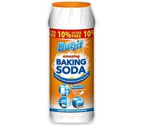 Duzzit Baking Soda **550g**, Non Scratch Multipurpose Powerful Cleaning Action. Eliminates Stains Such As Coffee, Orange, Grease And Wine. Comes with 10% Extra Free
