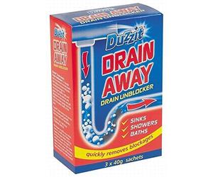 Duzzit Drain Away - 3 x 40g Sachets by cleaning