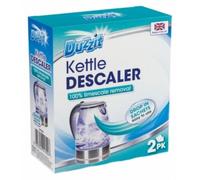 DUZZIT Drop-In Kettle Descaler 2 Pack - 100% Limescale Removal, UK Made, 10-Min Clean (DZT082)