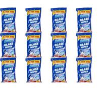Duzzit Glass Wipes 50 Pack Jumbo Wipes (Pack Of 12)