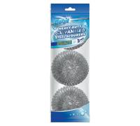 Duzzit Heavy Duty Galvanised Steel Scourers 3Pk X 1