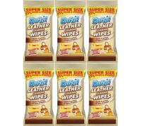 Duzzit Leather Cleaning Wipes Clean & Protect 50 Wipes X 6