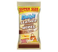 Duzzit Leather Cleaning Wipes, Cream, Fresh, 50 Pack