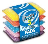 Duzzit Scouring Pads Washing Up Nonstick 5 Pads In