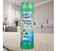 Duzzit Shake & Fresh Carpet Freshener Powder Lily Blossom Rug Mat Odour Neutralise 500G