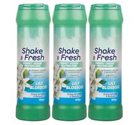 Duzzit Shake & Fresh Pack of 3 500gm Carpet Odour Neutraliser Lily Blossom Freshens Carpet & Rugs Simply Sprinkle & Vaccum