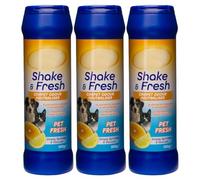 Duzzit Shake & Fresh Pack of 3 500gm Carpet Odour Neutraliser Pet Fresh Freshens Carpet & Rugs Simply Sprinkle & Vaccum