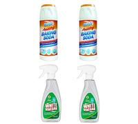 Duzzit White Vinegar & Soda For Cleaning - 2 x Baking Soda 2 x White Vinegar Spray For Cleaning