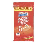 Duzzit Wood Floor Wipes Pack of 18
