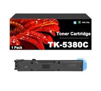 DV-1270 DV1270 Developer Unit Compatible for Kyocera Ecosys PA3500x PA3500wx PA4000wx MA3500x MA3500wfx MA4000x MA4000wfx Printer, 100,000Pages, Pack of Cyan