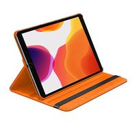 DV 360 Degree PU Leather Rotating Stand Swivel Case for iPad Mini 5 (A2126 / A2124 / A2133 / A2125), iPad Mini 4 (A1538 / A1550), Folio Cover, Hardback and Shockproof (Orange)