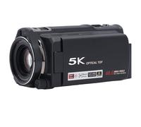 DV Camera, Loop Recording 12X Optical Zoom 5K 30FPS 48MP Antishake AF MF Knob Control Video Camera for Photo Taking