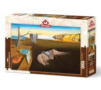 Dv Decovieno 1000 Piece Jigsaw Puzzle, The Perseverance of Memory, Salvador Dali, Art, Surreal Art, 68 cm x 48 cm, Cardboard, 1 Set, 1 Item, 1000 Pieces, 1 Puzzle, Adults
