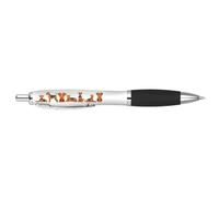 DV DESIGN 1 x Airedale Terrier Black Pen - Dogs Puppy Animals Pets Stationary School Equipment Teacher Friend Kids Christmas Birthday Gift #82556