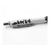 DV DESIGN 1 x Black Cockapoo Black Pen - Dogs Pet Spaniel Puppy Animals Stationary School Equipment Teacher Birthday Friend Girls Boys #82977