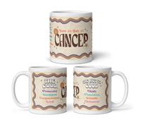 DV DESIGN 1 x Cancer Mug - Positive Negative Good Bad Traits Zodiac Star Sign Horoscope Joke Funny Groovy Astrology Drinks Mugs Cup Kitchen #81898