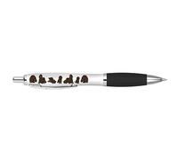 DV DESIGN 1 x Chocolate Cocker Spaniel Black Pen - Dogs Animals Pets Stationary School Equipment Teacher Friend Girls Boys Christmas Birthday #81037