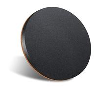 DV DESIGN 1 x Eco Round 12cm Coaster - Plain Grey Charcoal Colour Grey Black Drink Cup Mug Glass Table Protection Mat #15504