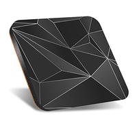 DV DESIGN 1 x Eco Square 12cm Coaster - BW - Black Abstract Art Deco Drink Cup Mug Glass Table Protection Mat #42579