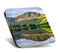 DV DESIGN 1 x Eco Square 12cm Coaster - Lake Buttermere Keswick Lake District Drink Cup Mug Glass Table Protection Mat #45497