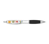 DV DESIGN 1 x Fishing Black Pen - Fisher Fisherman Outdoor Fish Activity Hobby Fan Lover Joke Stationary School Equipment Friend Men Boys Girls #81166