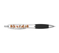 DV DESIGN 1 x Ginger Cocker Spaniel Black Pen - Dogs Animals Pets Stationary School Equipment Teacher Friend Girls Boys Christmas Birthday Gift #81036