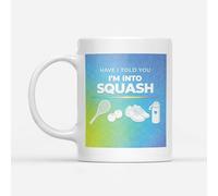 DV DESIGN 1 x I'm Into Squash Mug - Have I Told You Player Sport Funny Hobby Drinks Mugs Cup Kitchen #84217