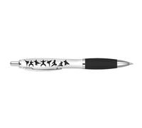 DV DESIGN 1 x Karate Black Pen - Martial Arts Karateka Fight Kids Hobby Fan Sport Lover Joke Stationary School Equipment Friend Men Boys Girls #81153
