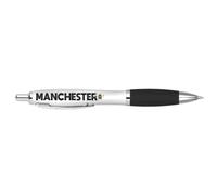 DV DESIGN 1 x Manchester Black Pen - England Flag City Landmarks Travel Holiday Stationary Equipment Teacher Friend Girls Boys Birthday #81816