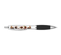 DV DESIGN 1 x Red Lesser Panda Black Pen - Nature Wild Animals Stationary School Equipment Teacher Friend Girls Boys Christmas Birthday #80683