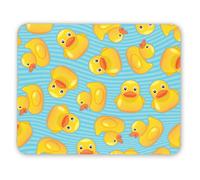 DV DESIGN 1 x Rubber Ducks Mouse Mat -Toys Kids Bath Duckies Cute Duck Funny Novelty Desk Accessories Computer Office Work Home Mousepad Pad IT #81566