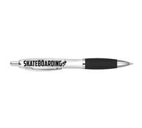 DV DESIGN 1 x Skateboarding Black Pen - Skateboard Skater Kids Hobby Fan Sport Lover Joke Stationary School Equipment Friend Men Boys Girls #81156