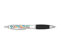DV DESIGN 1 x Skateboarding Black Pen - Skateboard Skater Kids Hobby Fan Sport Lover Joke Stationary School Equipment Friend Men Boys Girls #81159