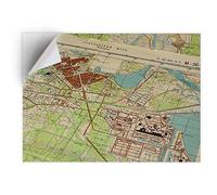 DV DESIGN 1 x Vinyl Sticker A5 - Rectangle Shape 15,8x21cm - Chernobyl Pripyat Russian Map Art Print Decal Laptop Tablet Luggage Car Bike Wall Fridge Door Sticker #2348