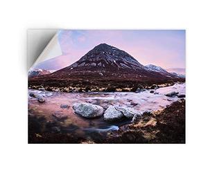 DV DESIGN 1 x Vinyl Sticker A5 - Rectangle Shape 15,8x21cm - The Devils Point Cairngorms Scotland Art Print Decal Laptop Tablet Luggage Car Bike Wall Fridge Door Sticker #46356