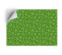 DV DESIGN 1 x Vinyl Sticker A5 - Rectangle Shape 15,8x21cm - Weed Marijuana Plant Pattern Art Print Decal Laptop Tablet Luggage Car Bike Wall Fridge Door Sticker #14689