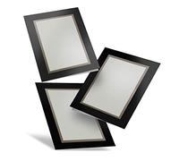 DV DESIGN 3 x Blank Insert Greeting Cards - Make Your Own Cards Photo Frame Art Crafts Birthday Christmas Card Anniversary Invite